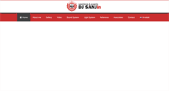 Desktop Screenshot of djsanjin.com