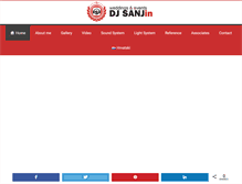 Tablet Screenshot of djsanjin.com